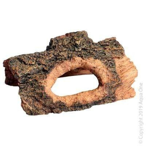 Aqua One Artificial Half Log 14 x 10 x 7cm - Aquatic Supplies Australia