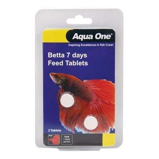 Aqua One Betta 7 Days Feed Tablets 2 Pack - Aquatic Supplies Australia