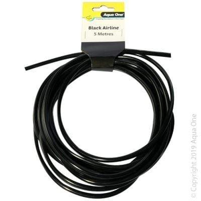 Aqua One Black PVC Airline Tubing 5m - Aquatic Supplies Australia