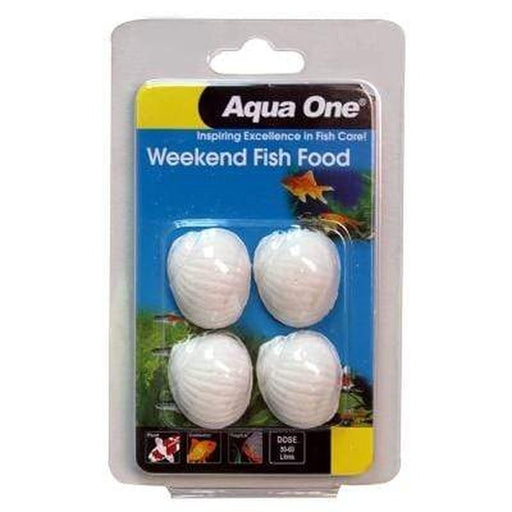 Aqua One Block Weekend Fish Food 20g - Aquatic Supplies Australia