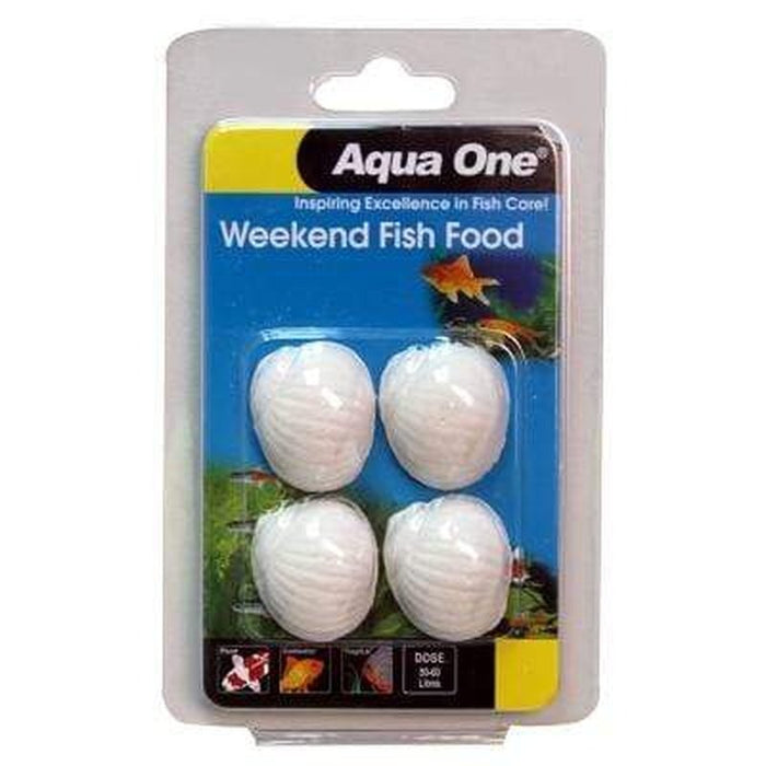 Aqua One Block Weekend Fish Food 20g - Aquatic Supplies Australia