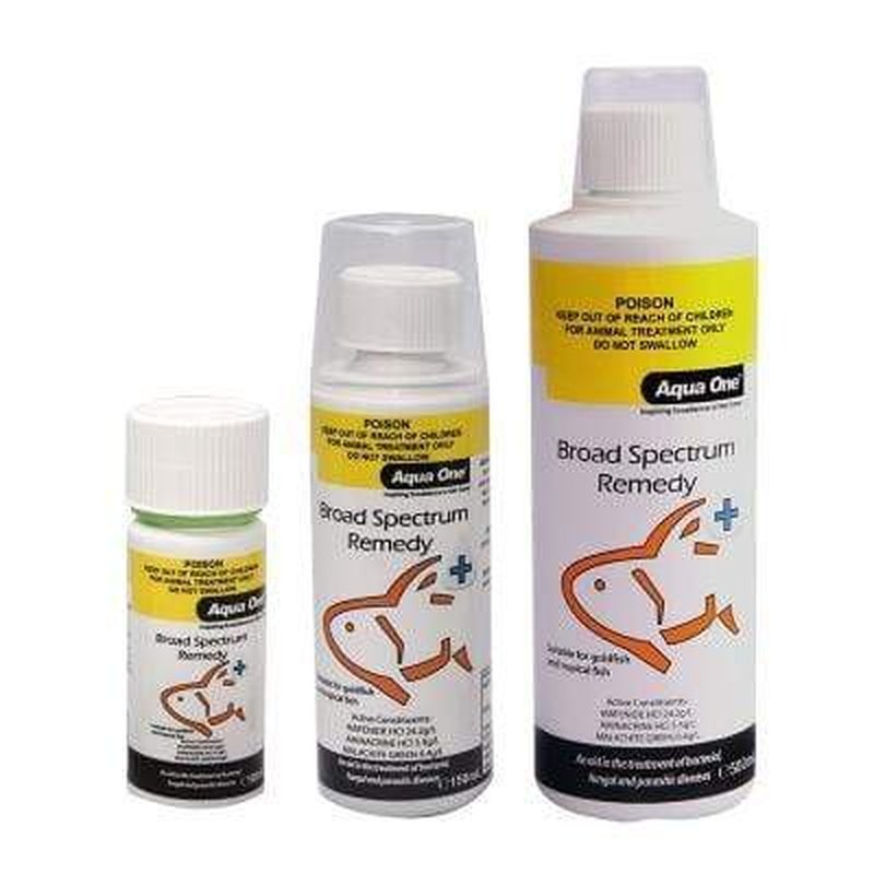 Aqua One Broad Spectrum Remedy (Mafenide, Aminacrine & Malachite Green) - Aquatic Supplies Australia