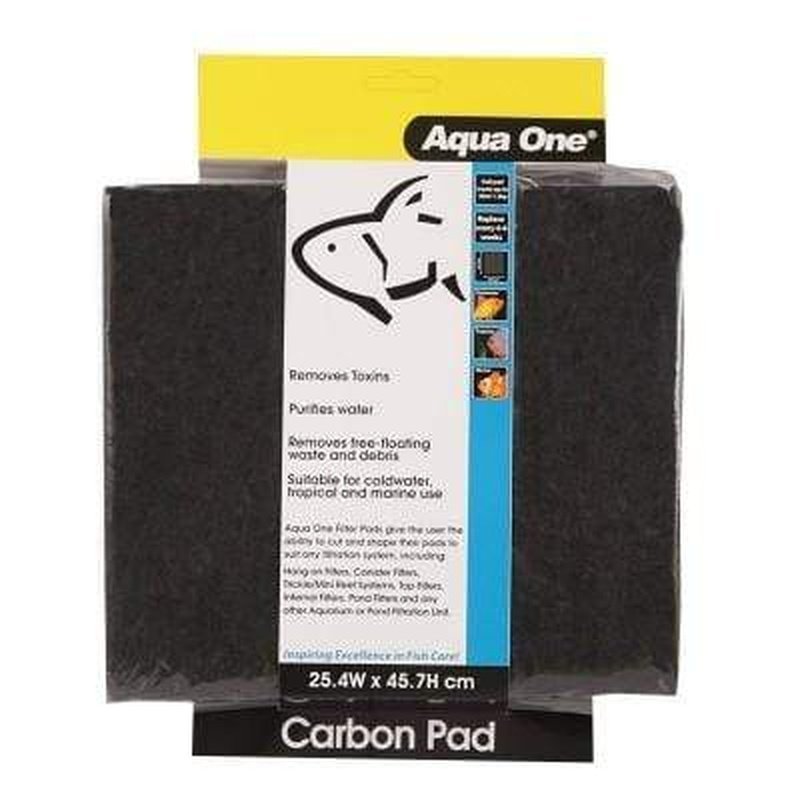 Aqua One Carbon Pad 25.4 x 45.7cm - Aquatic Supplies Australia