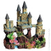 Aqua One Castle with River & Plants 22 x 12 x 23.5cm - Aquatic Supplies Australia