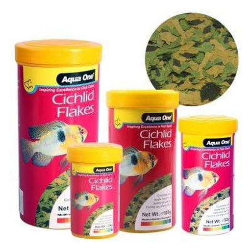 Aqua One Cichlid Flakes - Aquatic Supplies Australia