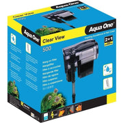 Aqua One ClearView 500 Hang On Filter (120L, 500L/h) - Aquatic Supplies Australia