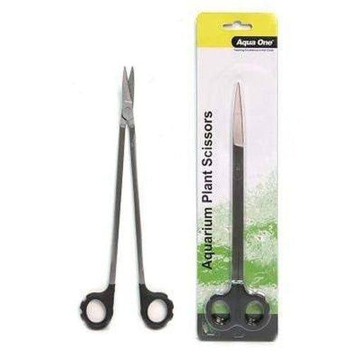 Aqua One Easy Reach Aquarium Plant Scissors Straight 25cm - Aquatic Supplies Australia