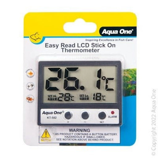 Aqua One Easy Read LCD Thermometer - Aquatic Supplies Australia