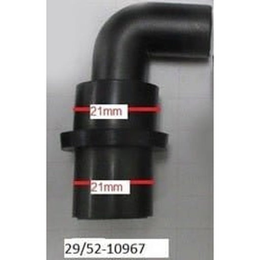 Aqua One Elbow & Mounting Rubber Adaptor for LifeStyle 29/52 (10967) - Aquatic Supplies Australia