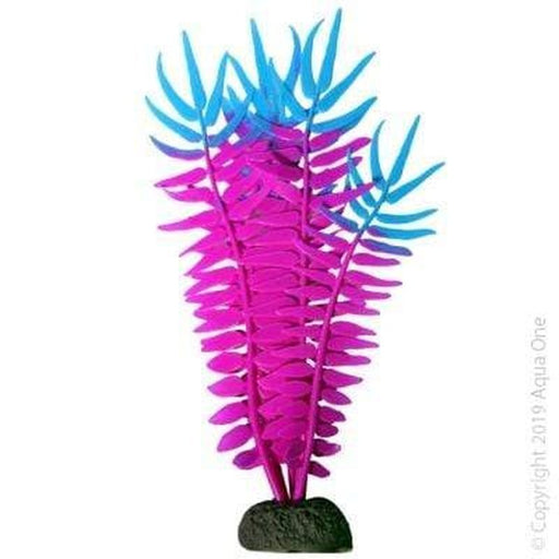 Aqua One Flexiscape Large Waterwort Purple and Blue Plant 25cm - Aquatic Supplies Australia