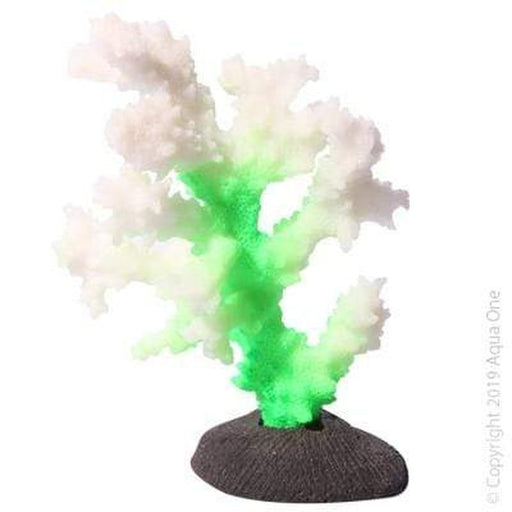 Aqua One Flexiscape Small Carnation Green Coral Ornament 13cm Aquatic Supplies Australia