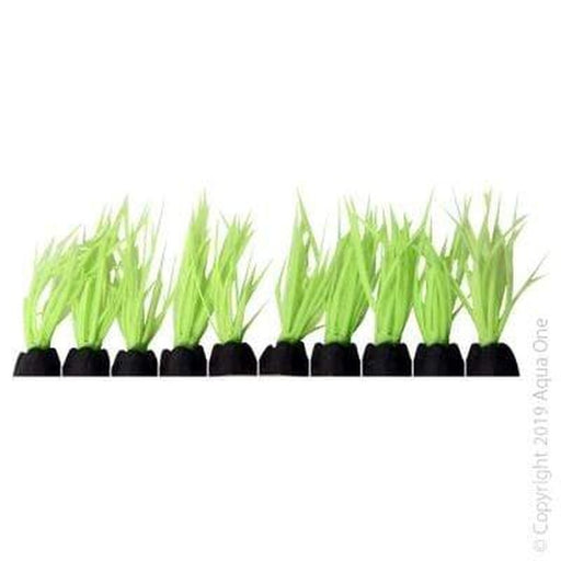 Aqua One Flexiscape Small Carpet Grass Green Plant 6cm (10 pack) - Aquatic Supplies Australia