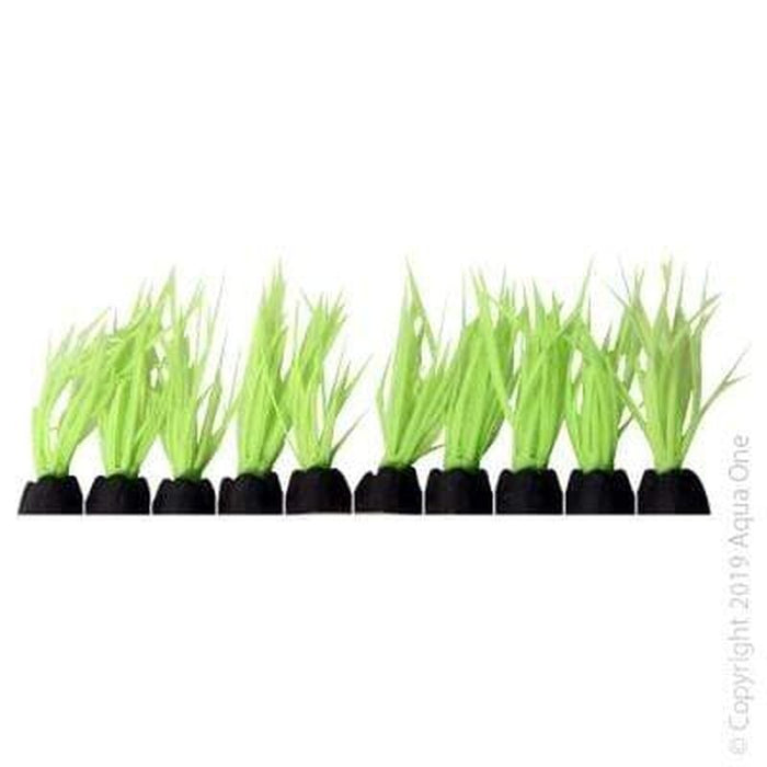 Aqua One Flexiscape Small Carpet Grass Green Plant 6cm (10 pack) - Aquatic Supplies Australia