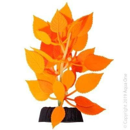 Aqua One Flexiscape Small Mermaid Weed Orange Plant 13.5cm - Aquatic Supplies Australia