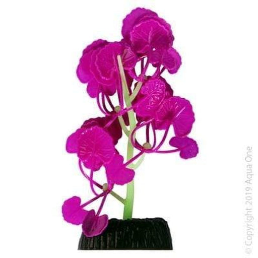 Aqua One Flexiscape Small Pennywort Purple Plants 11.5cm - Aquatic Supplies Australia