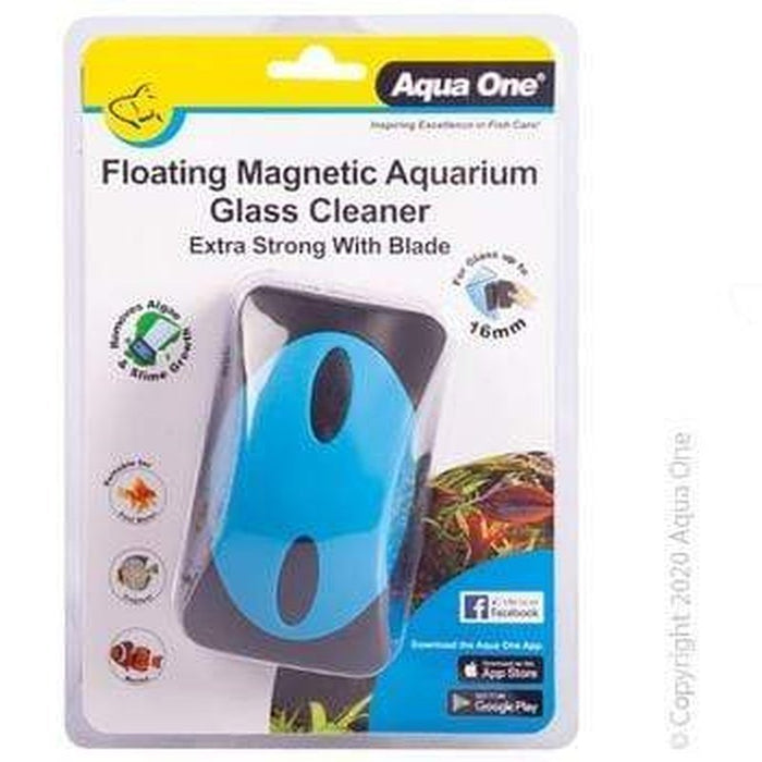 Aqua One Floating Magnet Cleaner Ex Strong with Blade - Aquatic Supplies Australia