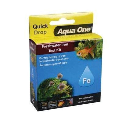 Aqua One Freshwater Iron Fe Quick Drop Test Kit - Aquatic Supplies Australia
