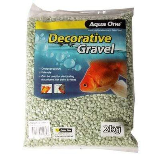 Aqua One Gravel Metallic Silver 2kg - Aquatic Supplies Australia