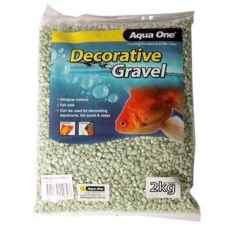 Aqua One Gravel Metallic Silver 2kg - Aquatic Supplies Australia