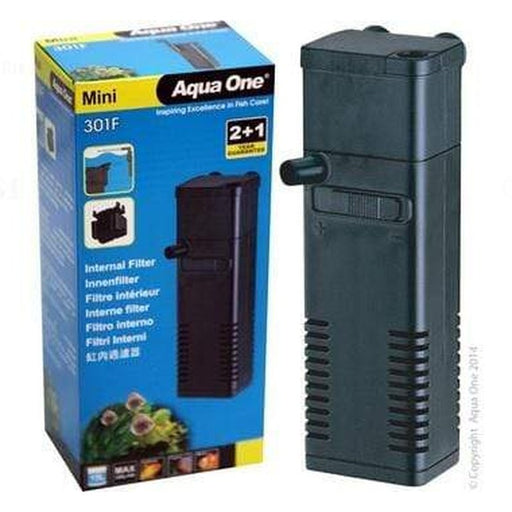 Aqua One Mini Internal Filter 301F 250L/h - Aquatic Supplies Australia