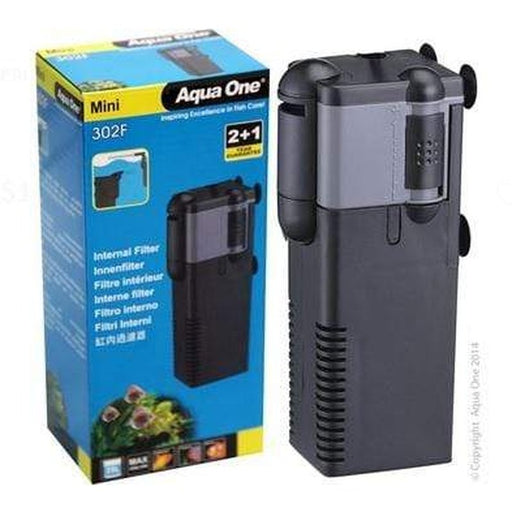 Aqua One Mini Internal Filter 302F 450L/h Aquatic Supplies Australia