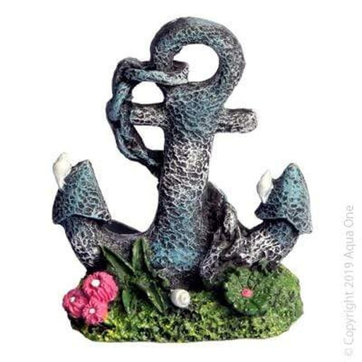 Aqua One Mini Ruined Anchor 6 x 4 x 7.5cm - Aquatic Supplies Australia