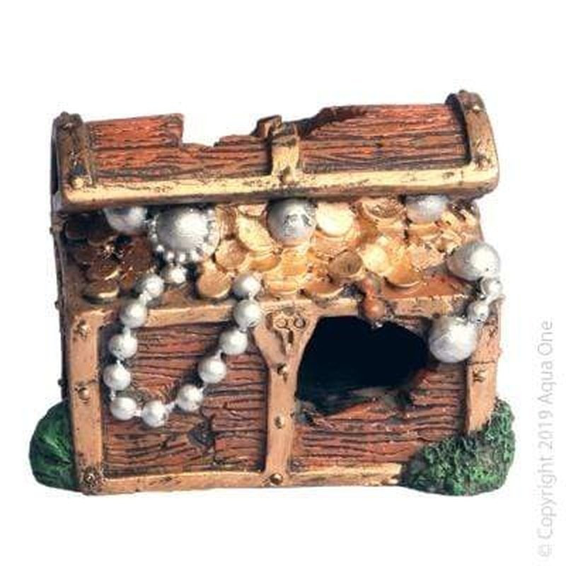 Aqua One Mini Treasure Chest 7.5 x 4.5 x 6cm - Aquatic Supplies Australia