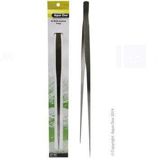 Aqua One Multi Purpose Tongs 48cm Stainless Steel - Aquatic Supplies Australia