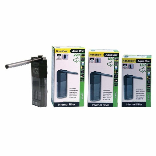 Aqua One NanoFlow 180 Internal Filter (40L - 180L/hr) - Aquatic Supplies Australia