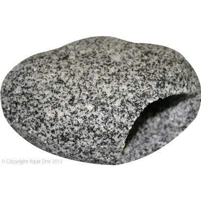 Aqua One Round Granite Cave Medium 12 x 9 x 6.5cm - Aquatic Supplies Australia