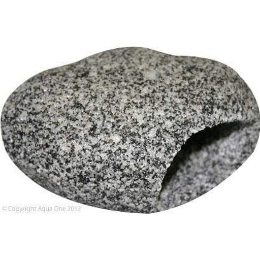 Aqua One Round Granite Cave Medium 12 x 9 x 6.5cm - Aquatic Supplies Australia