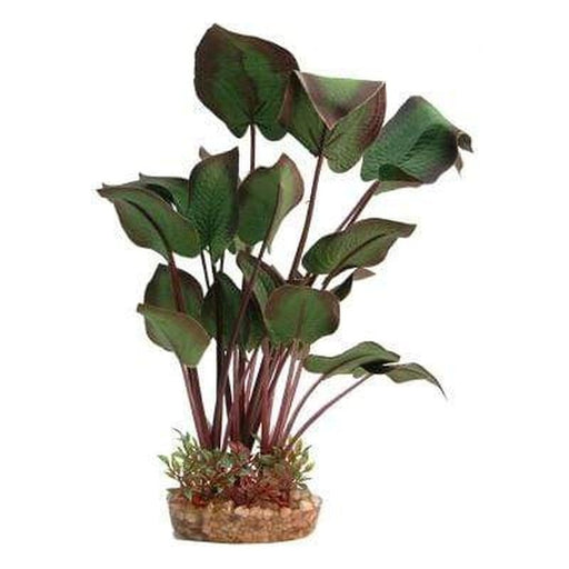 Aqua One Silk Plant Radican with Gravel Base L - Aquatic Supplies Australia