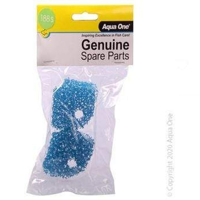 Aqua One Sponge 15ppi 2pk 188s - IFX 50 - 25188s - Aquatic Supplies Australia