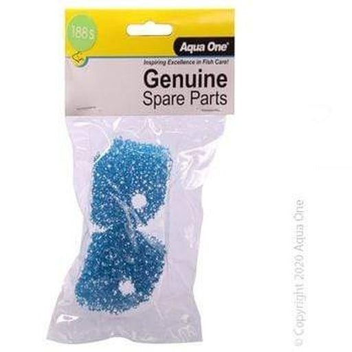 Aqua One Sponge 15ppi 2pk 188s- IFX 50 - 25188s - Aquatic Supplies Australia
