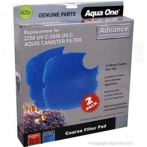 Aqua One Sponge 15ppi 2pk 405s - Nautilus 2700UV - 25405s - Aquatic Supplies Australia