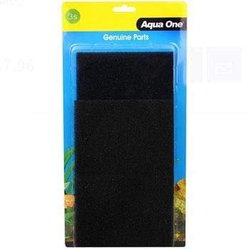 Aqua One Sponge 2pc/set 3s - AquaStyle 620/T - 25003s - Aquatic Supplies Australia