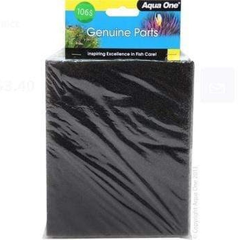 Aqua One Sponge 2pk 106s - EcoStyle 61 VF70 - 25106s - Aquatic Supplies Australia