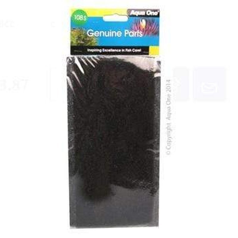 Aqua One Sponge 2pk 108s - EcoStyle 81 VF127 - 25108s - Aquatic Supplies Australia
