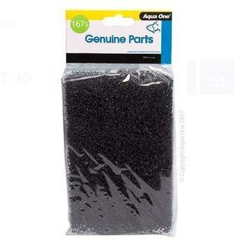 Aqua One Sponge 2pk 167s - LifeStyle 76/94 - 25167s - Aquatic Supplies Australia