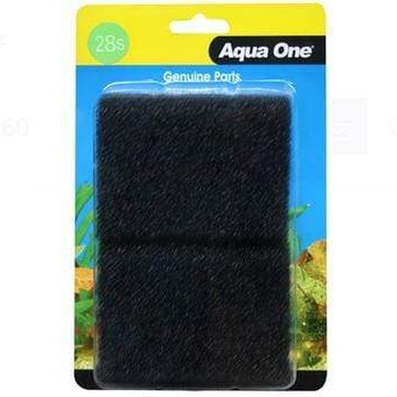Aqua One Sponge 2pk 28s - Maxi 104F - 25028s - Aquatic Supplies Australia