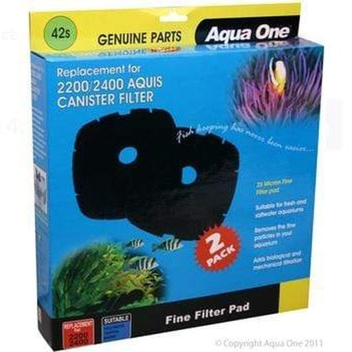Aqua One Sponge 35ppi 2pk 42s - Nautilus 2700, Brilliance 180 - 25042s Aquatic Supplies Australia