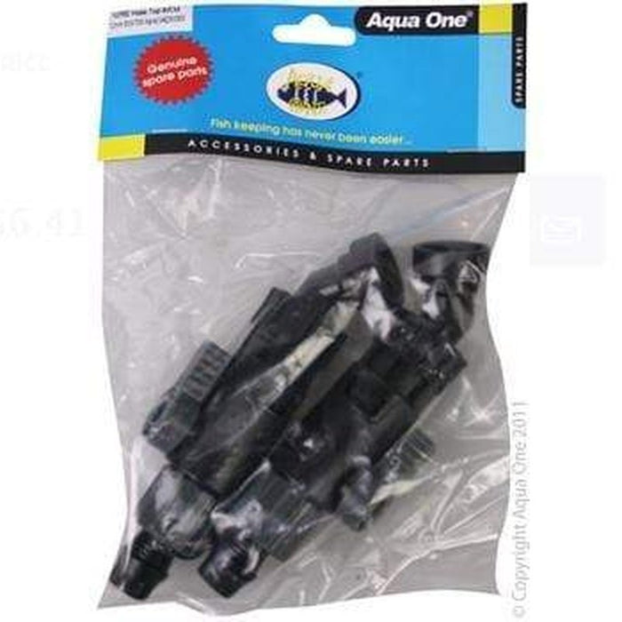 Aqua One Tap Set In Out 12mm - Aquis 500 700 VA230 300 - 10762 - Aquatic Supplies Australia
