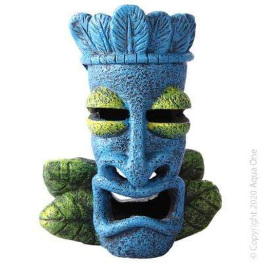 Aqua One Tiki Head Med 11 x 6.5 x 14.5cm - Aquatic Supplies Australia