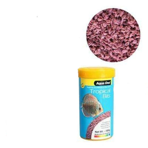 Aqua One Tropical Bits 85g - Aquatic Supplies Australia