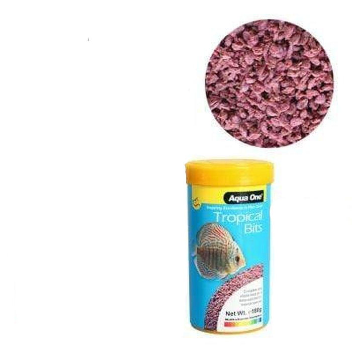 Aqua One Tropical Bits 85g - Aquatic Supplies Australia