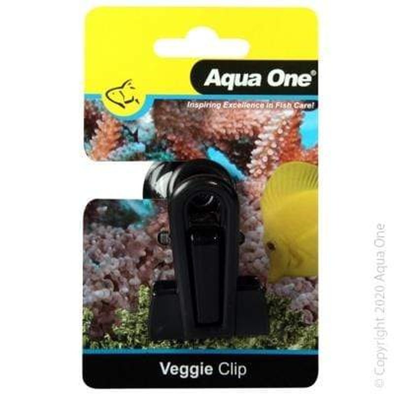 Aqua One Veggie Clip with Suction Cup 6.6cm - Aquatic Supplies Australia