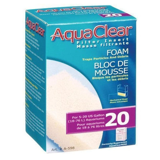 AquaClear 20 Foam Filter Insert - Aquatic Supplies Australia
