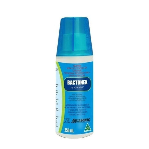 Aquasonic Bactonex - Broad - spectrum (Aminacrine Hydrochloride & Methylene Blue) - Aquatic Supplies Australia