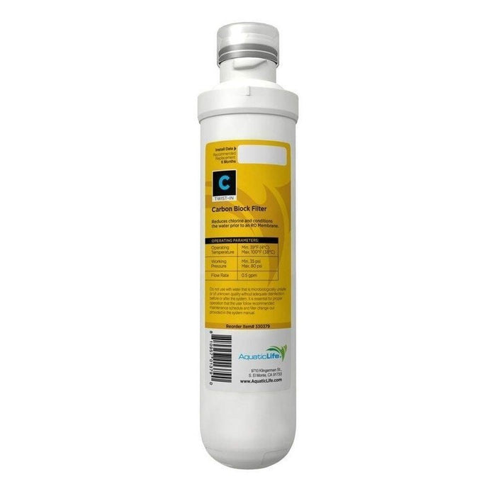 Aquatic Life Twist In Carbon Cartridge 330379 - Aquatic Supplies Australia
