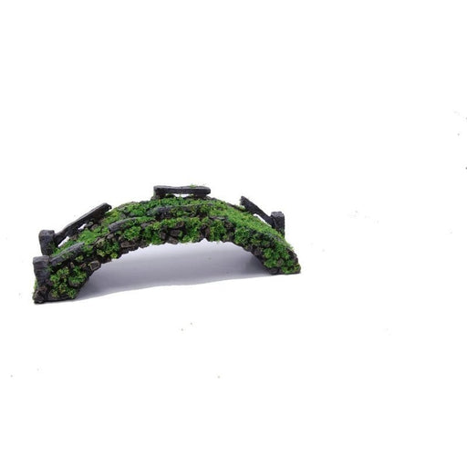 Aquatopia Bridge with Moss 26 x 8 x 8cm - Aquatic Supplies Australia